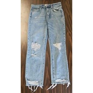 HIDDEN Los Angeles Jeans Style# HD13455T-ACD RN 129203 Light Blue Size 27